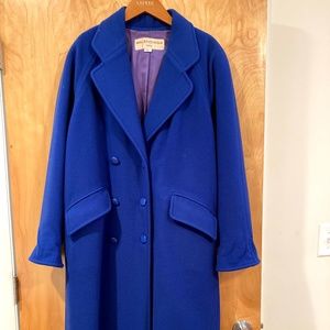 Vintage 1990s Balenciaga Womans Wool Overcoat